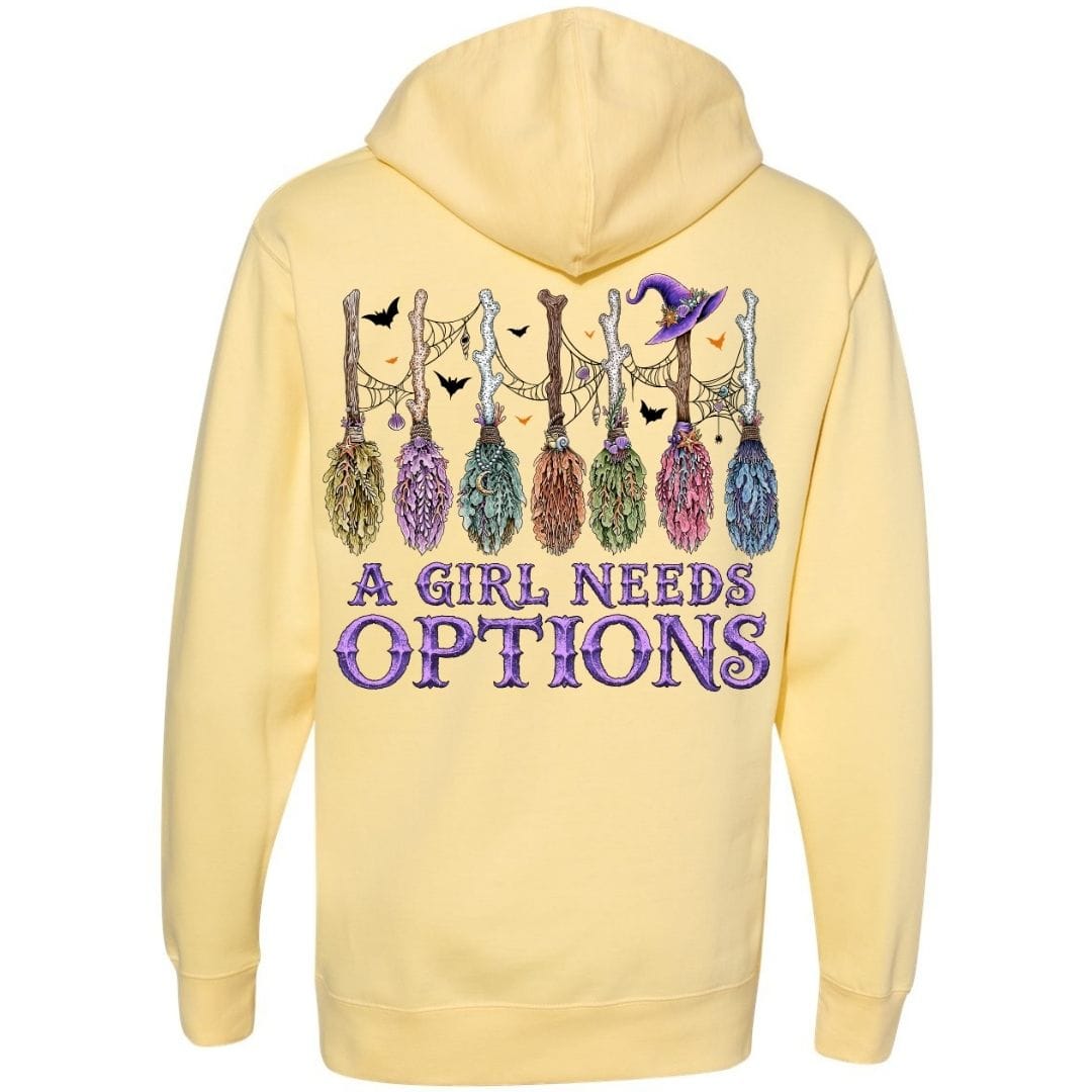 A Girl Needs Options Pullover Hoodie
