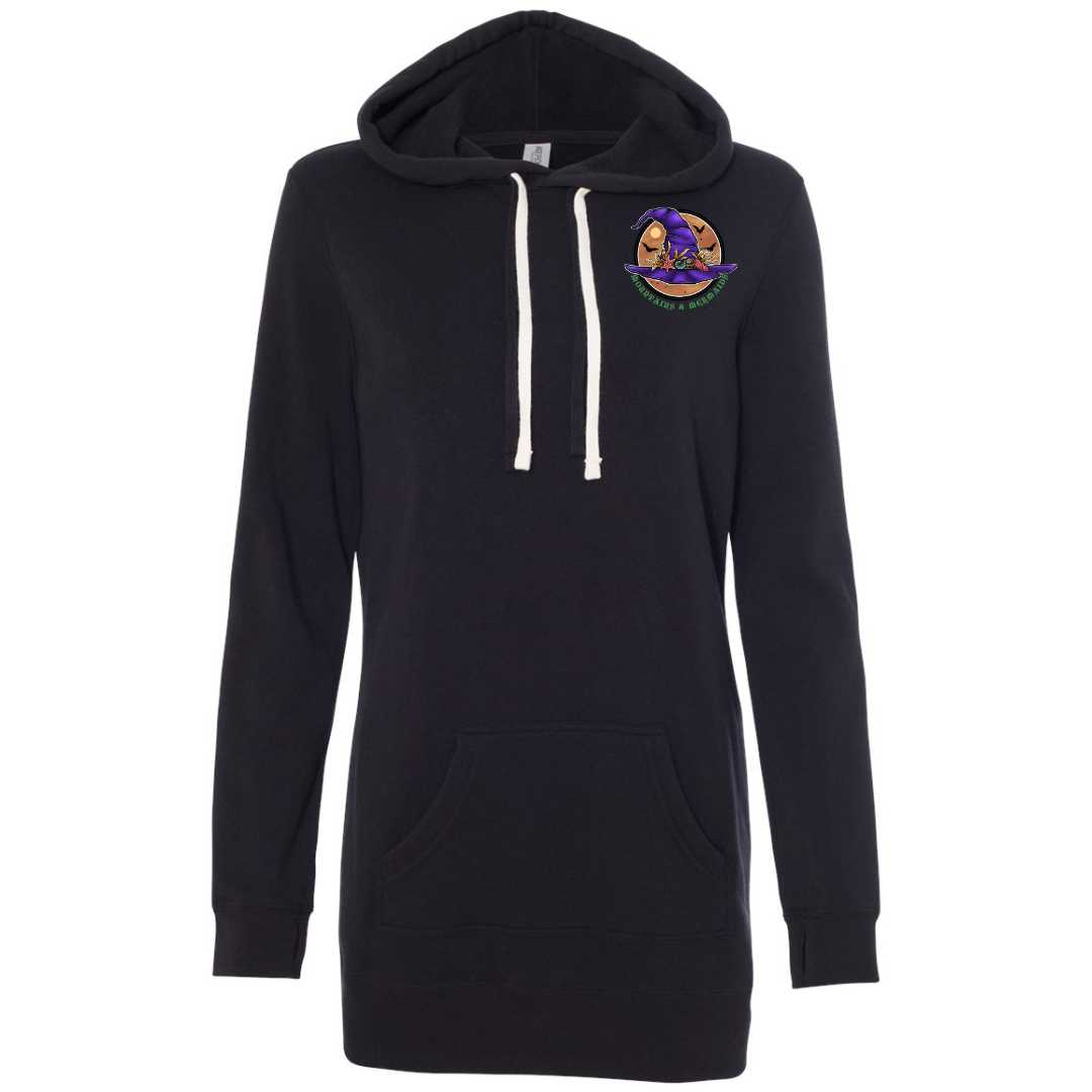 The Siren Sisters Hoodie Dress (Black)