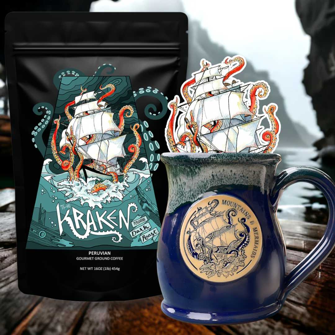 The Kraken Organic Dark Roast Coffee Bundle