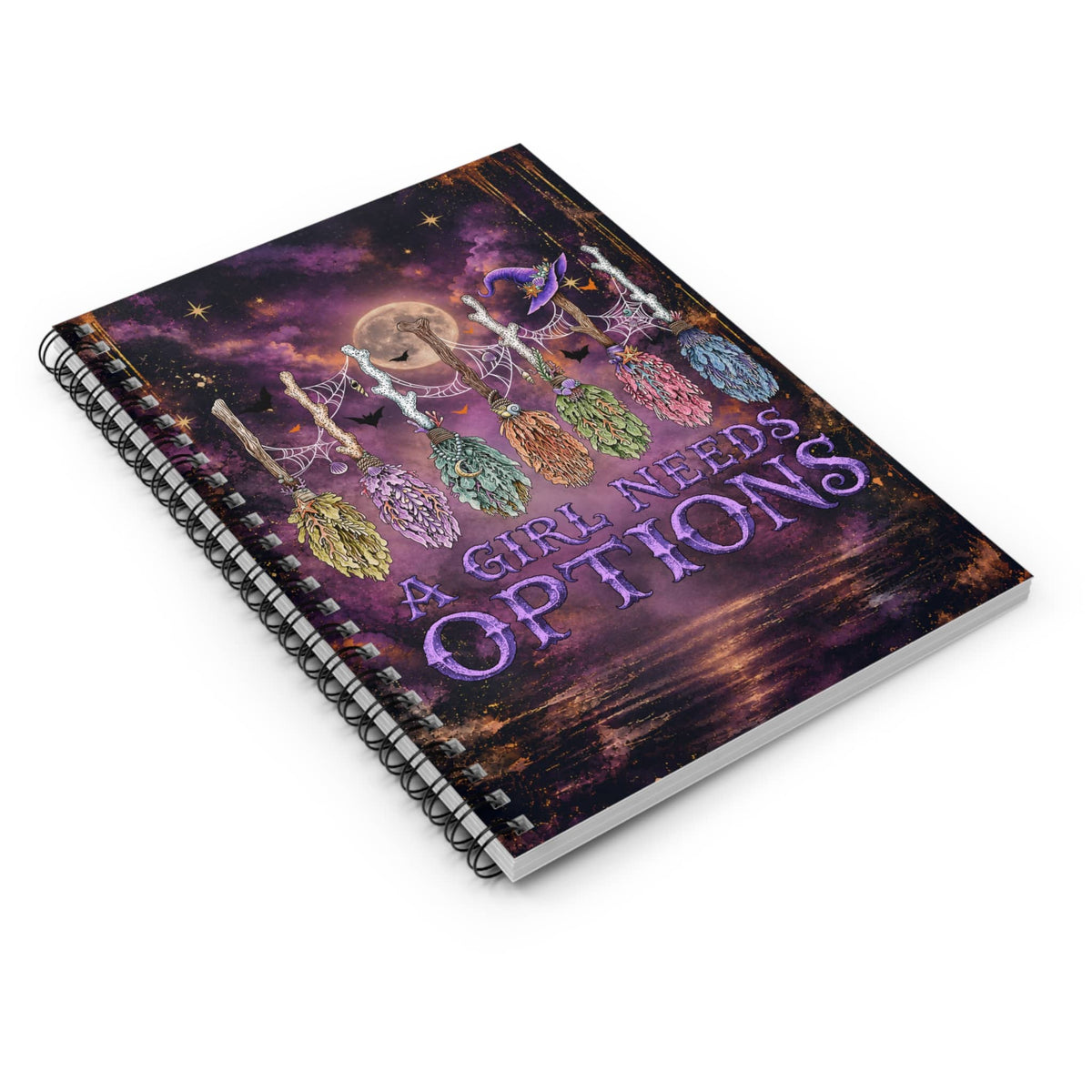 A Girl Needs Options Spiral Notebook