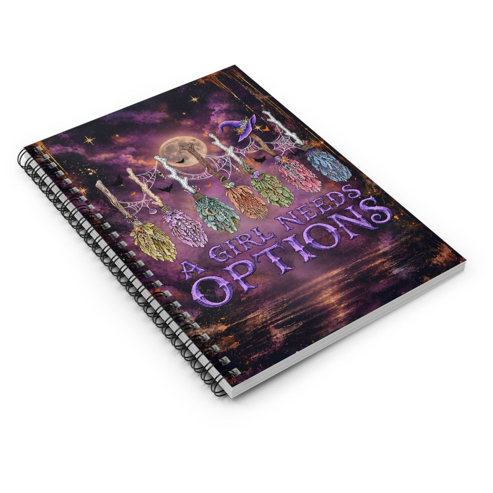 A Girl Needs Options Spiral Notebook