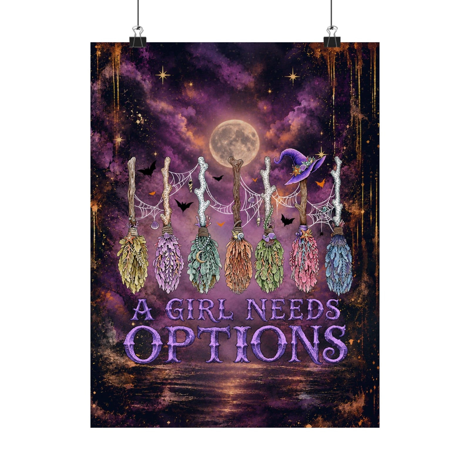 A Girl Needs Options Wall Art