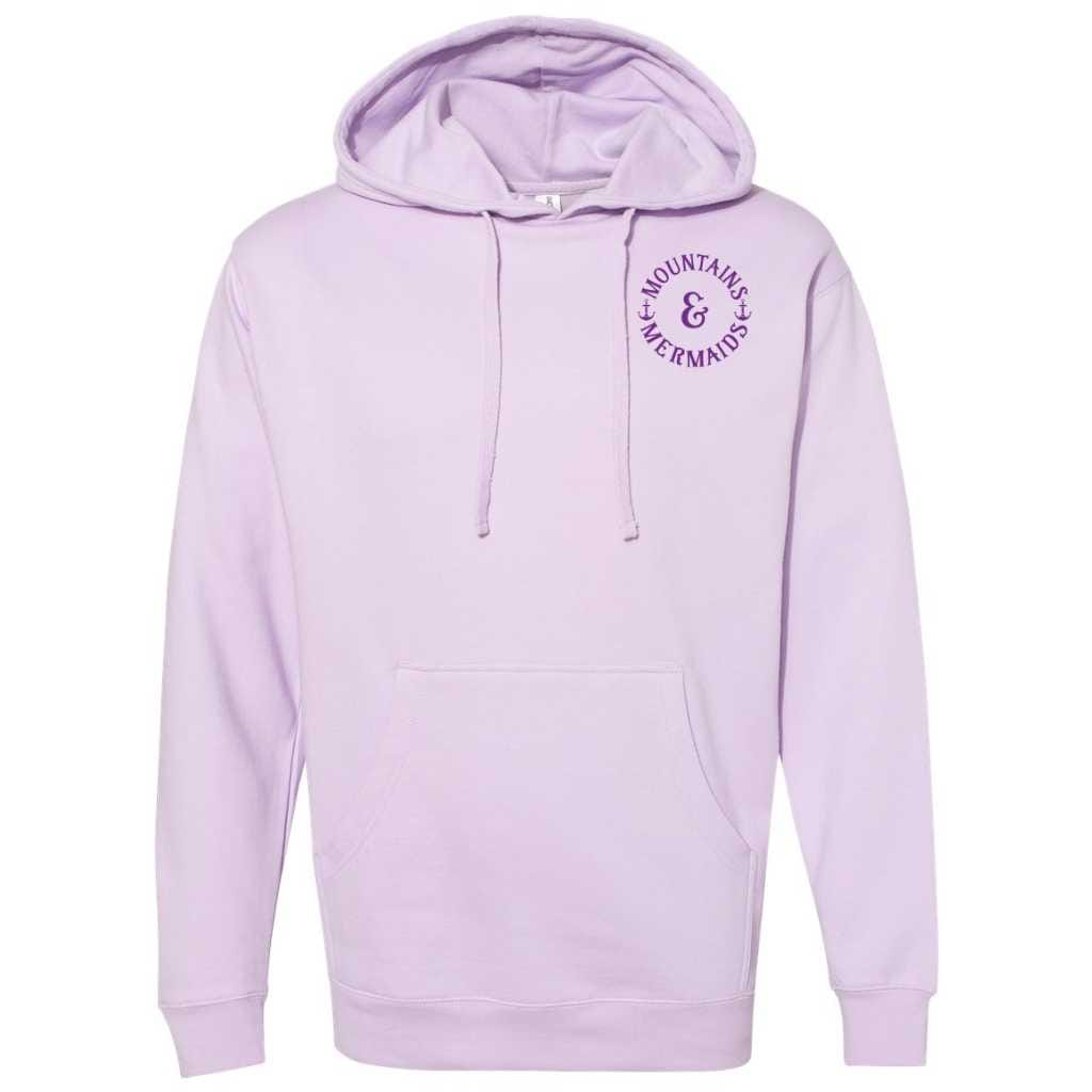 Mardi Gras Mermaid Pullover Hoodie (Lilac)