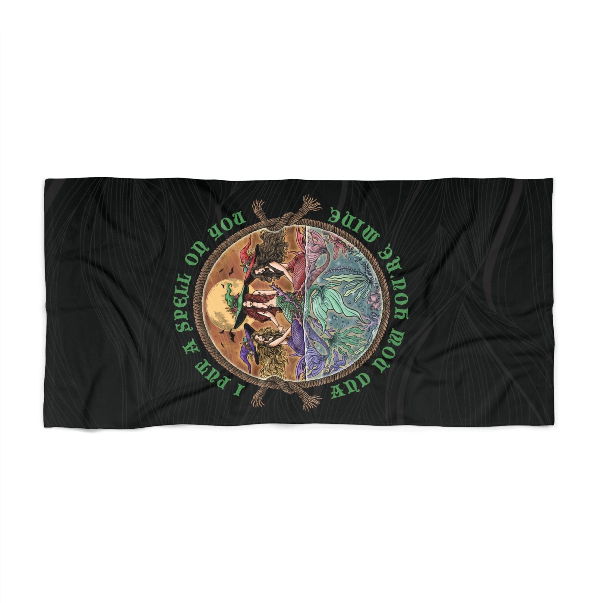 The Siren Sisters Midnight Beach Towel