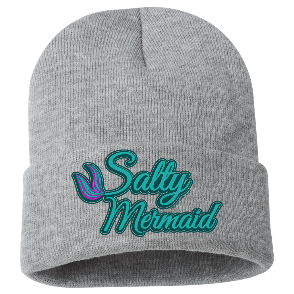 Gray Salty Mermaid Beanie - Mountains & Mermaids