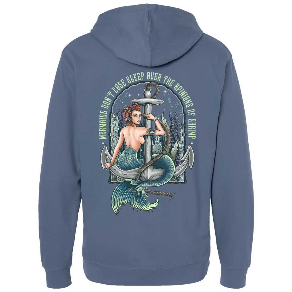 Rosie The Riveter Pullover Hoodie (Storm)