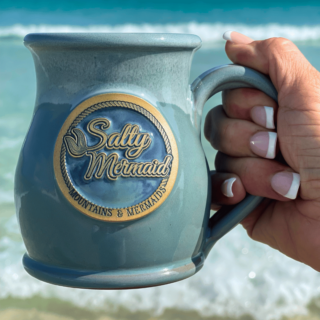 Salty Mermaid Pottery Mug