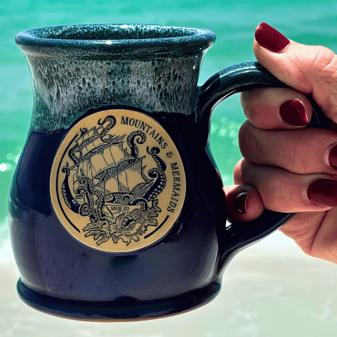 Salty Mermaid Pottery Mug