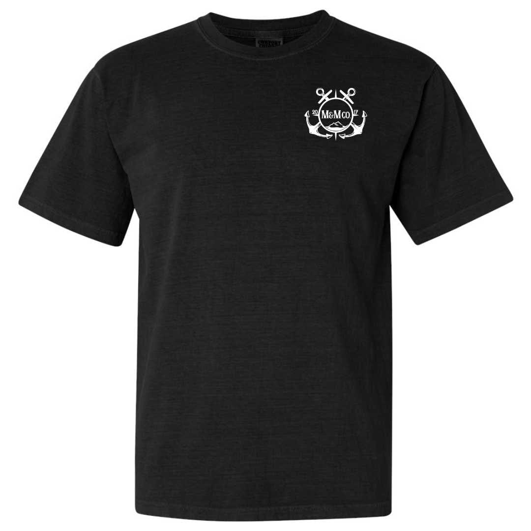 Black Harbor T-Shirt (Black) - Mountains & Mermaids