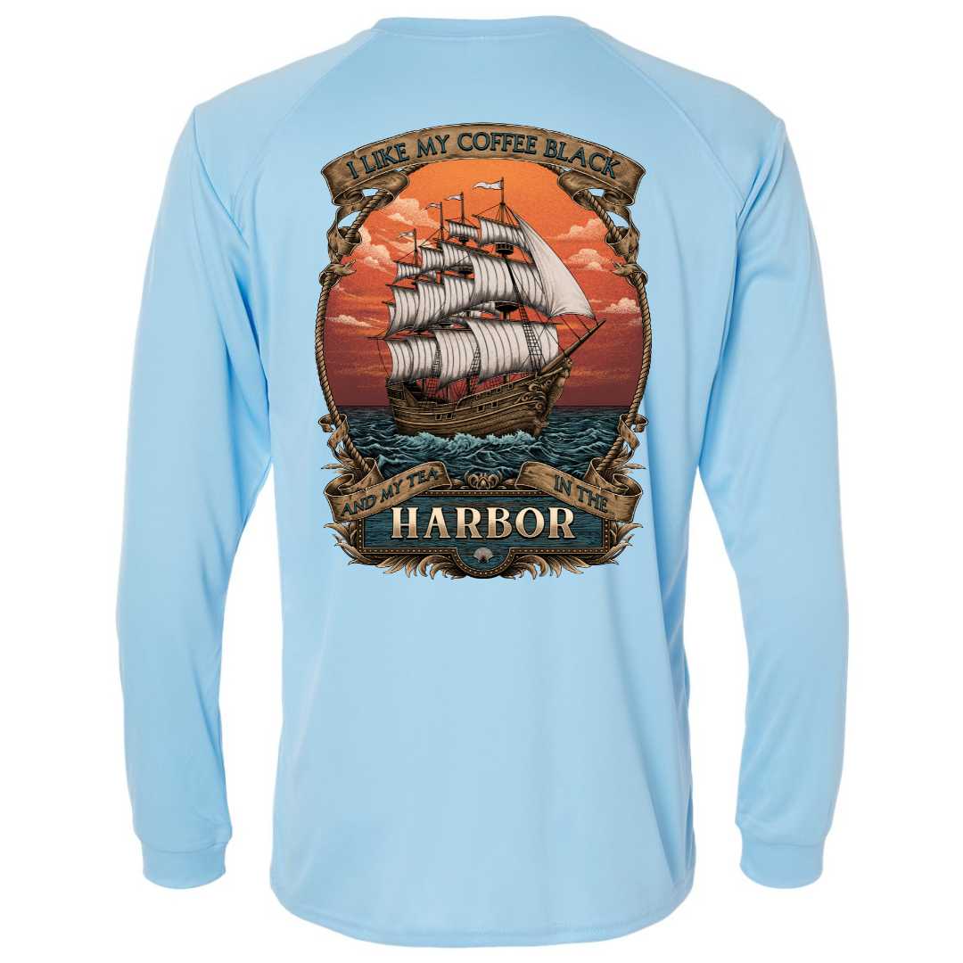 Black Harbor Performance Sun Shirt (Blue Mist) - Mountains & Mermaids