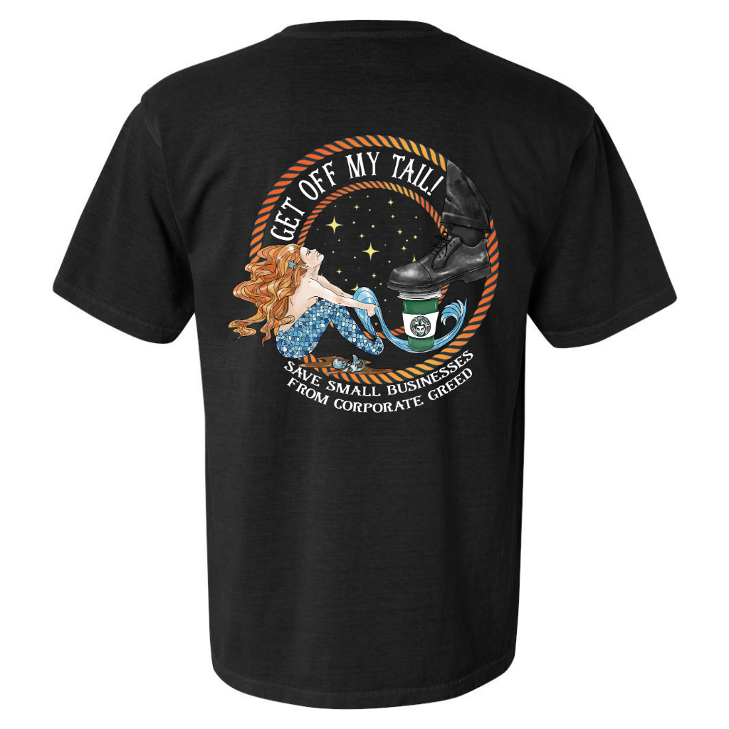 Get Off My Tail Unisex T-Shirt - Mountains & Mermaids