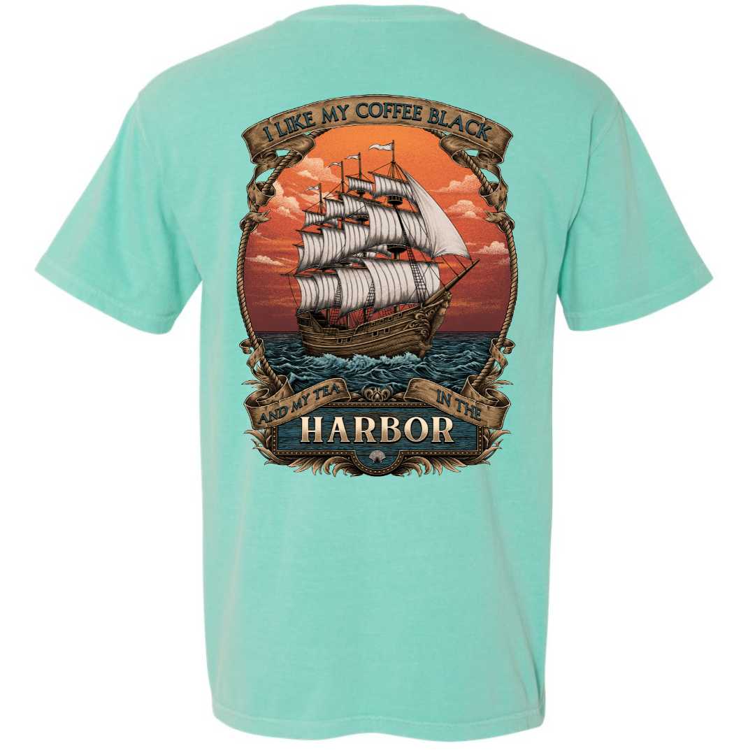 Black Harbor T-Shirt (Chalky Mint) - Mountains & Mermaids