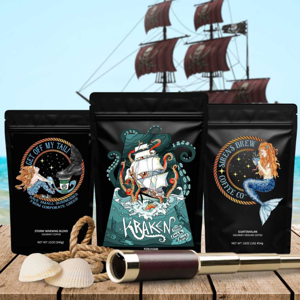 Siren's Brew Coffee Co. Organic Starter Bundle - Mountains & Mermaids