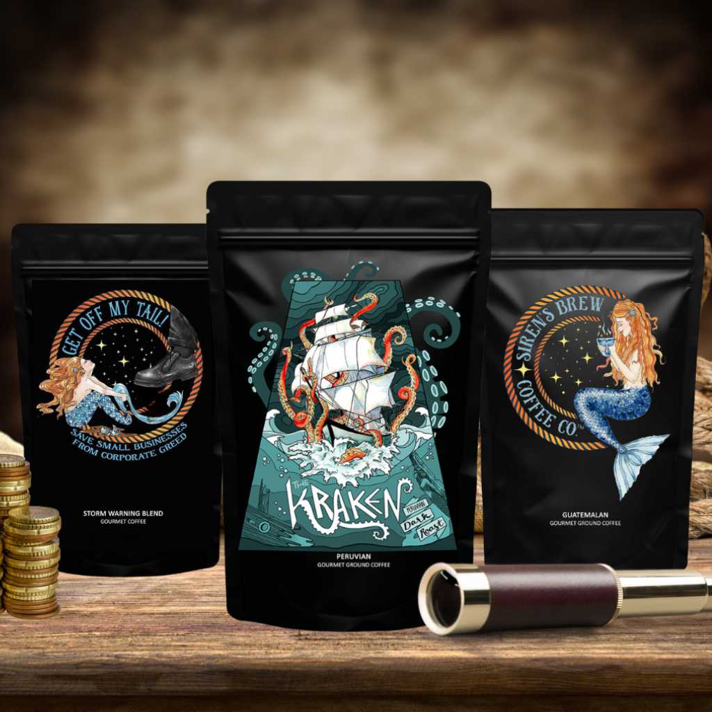 Sample Siren&#39;s Brew Coffee Co. Organic Starter Bundle - Mountains &amp; Mermaids