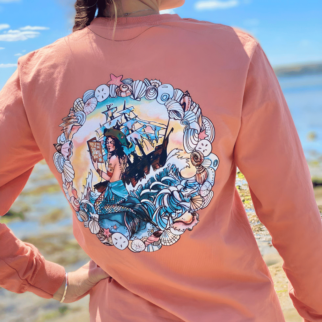 How To Be A Siren 101 Unisex Long Sleeve T-Shirt - Mountains & Mermaids