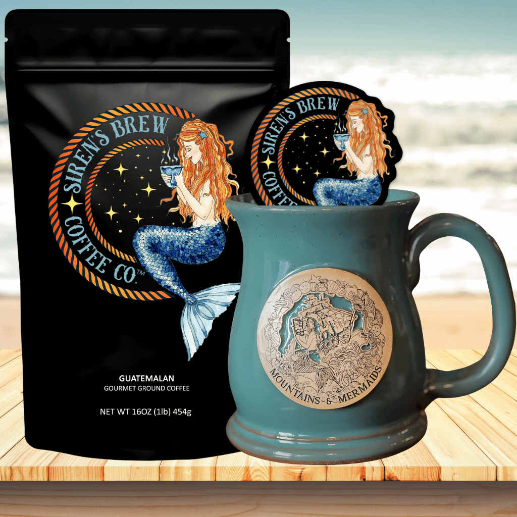 Siren's Brew Guatemalan Medium Roast Coffee Bundle - Mountains & Mermaids