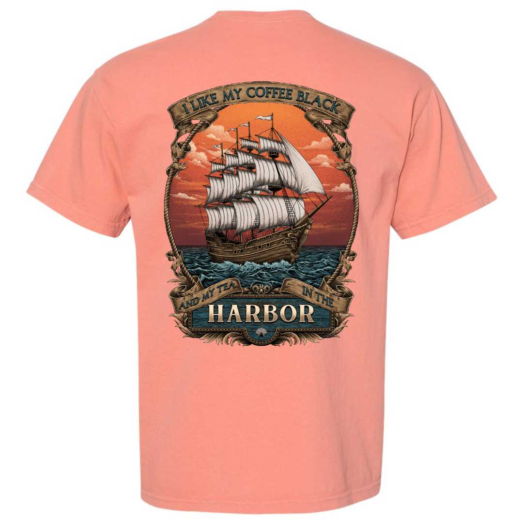 Black Harbor T-Shirt (Terracotta) - Mountains & Mermaids