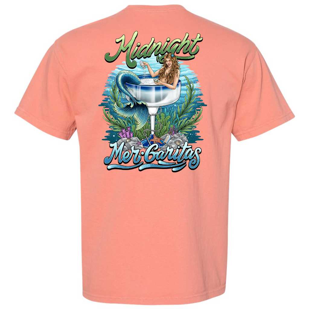 Midnight Mergarita T-Shirt (Terracotta) - Mountains & Mermaids