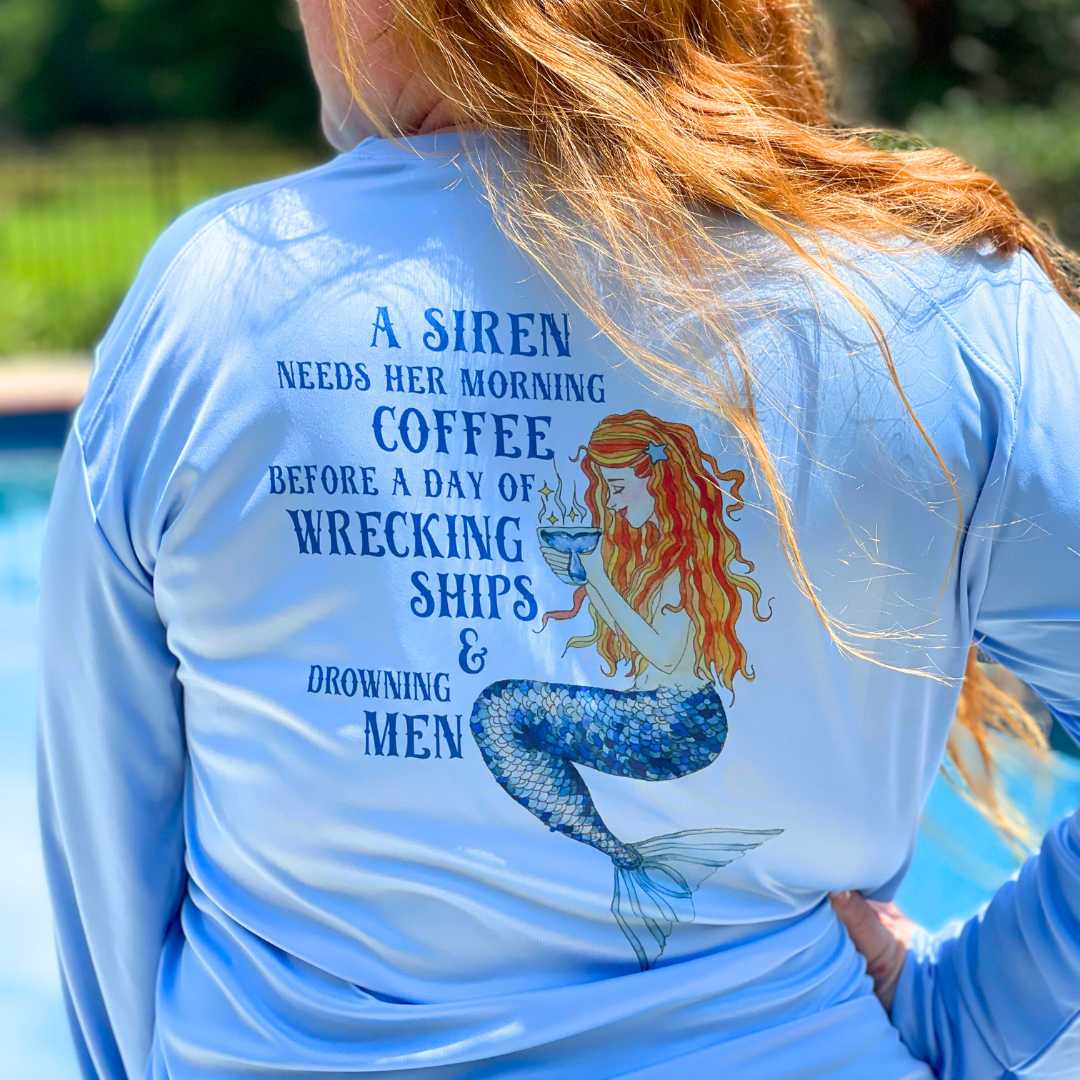 Siren's Brew Performance Sun Shirt - Mountains & Mermaids