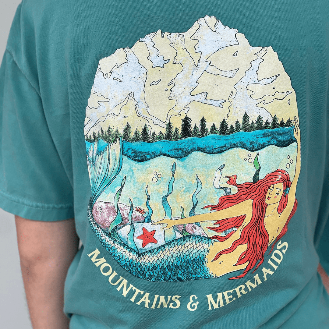 Mountain Mermaid Unisex T-Shirt - Mountains & Mermaids