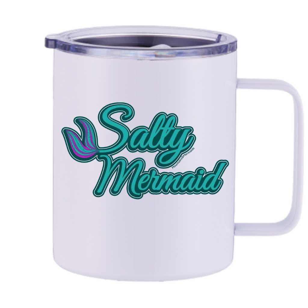 Salty Mermaid Insulated Travel Mug - Mountains & Mermaids