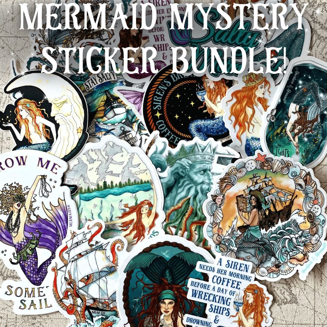 Mountains & Mermaids 11 Mermaid Mystery Sticker Bundle MM2524