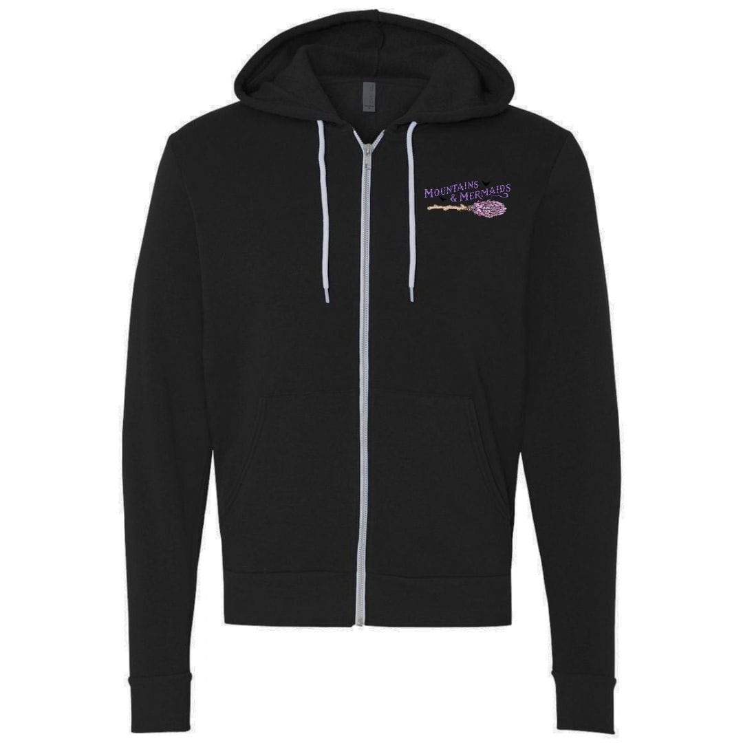 Mountains & Mermaids A Girl Needs Options Fleece Zip Hoodie