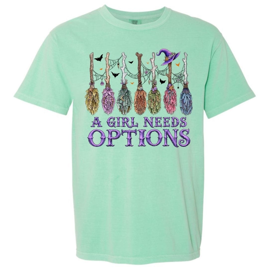 Mountains & Mermaids A Girl Needs Options Short Sleeve T-Shirt Small / Island Reef