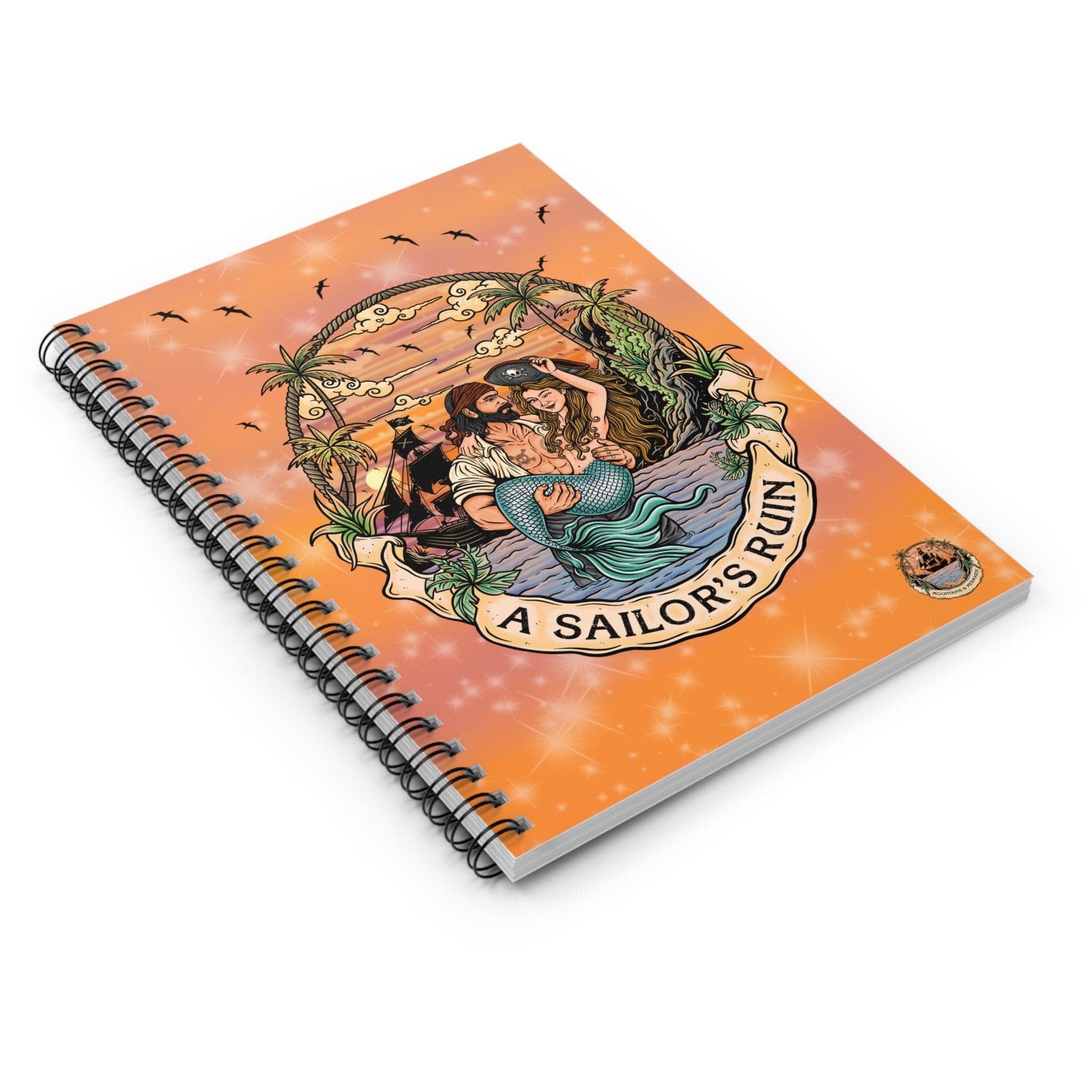 Mountains & Mermaids A Sailor's Ruin Notebook One Size 33708705754709928552
