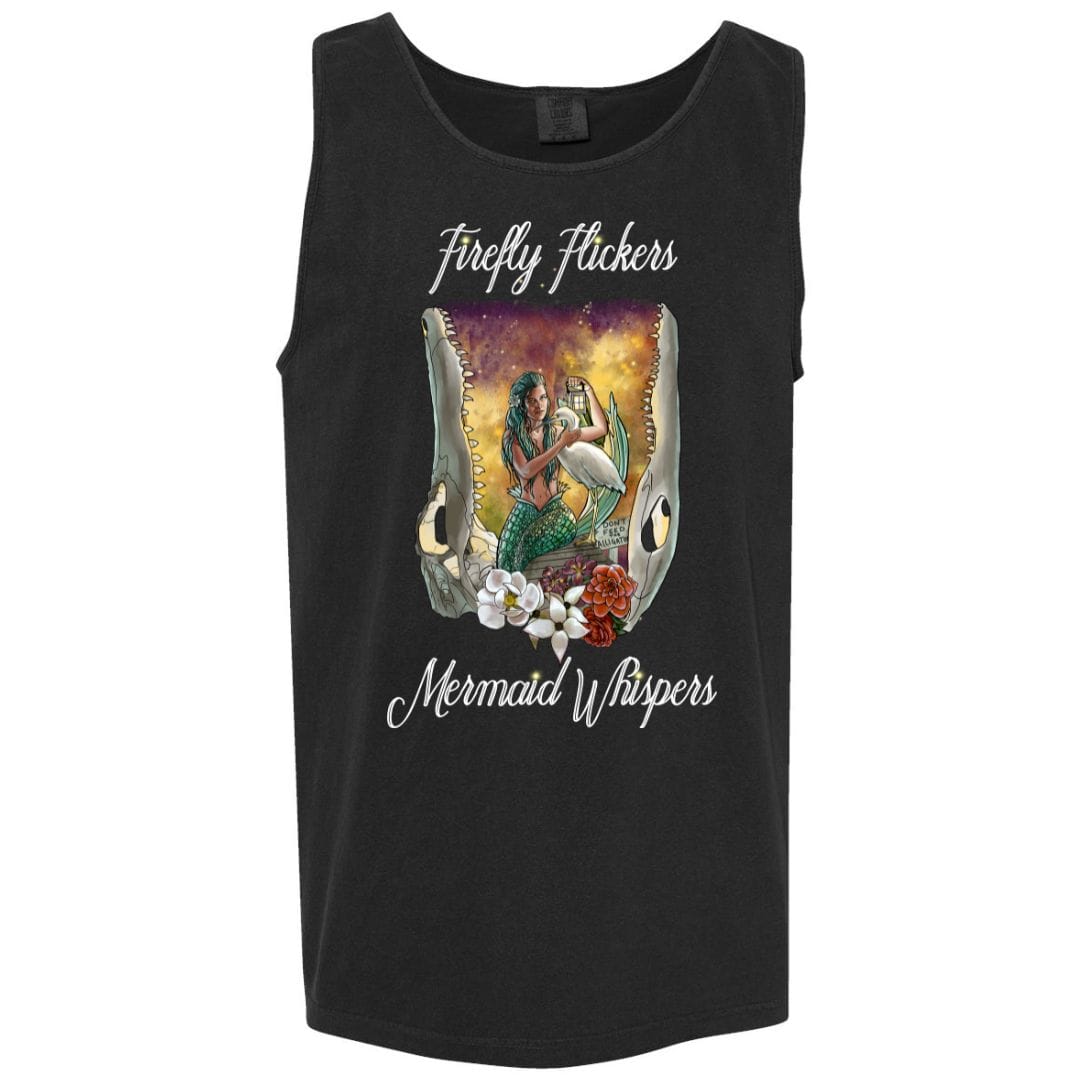 Mountains & Mermaids Bayou Mermaid Boyfriend Tank Small / Black MM10746
