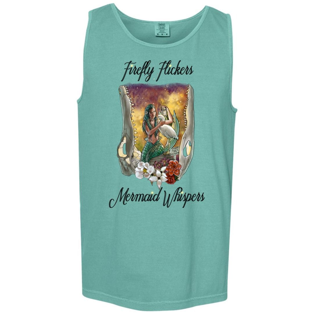 Mountains & Mermaids Bayou Mermaid Boyfriend Tank Small / Seafoam MM10744