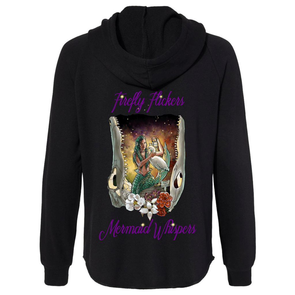 Mountains & Mermaids Bayou Mermaid Fleece Zip Hoodie Small MM1627