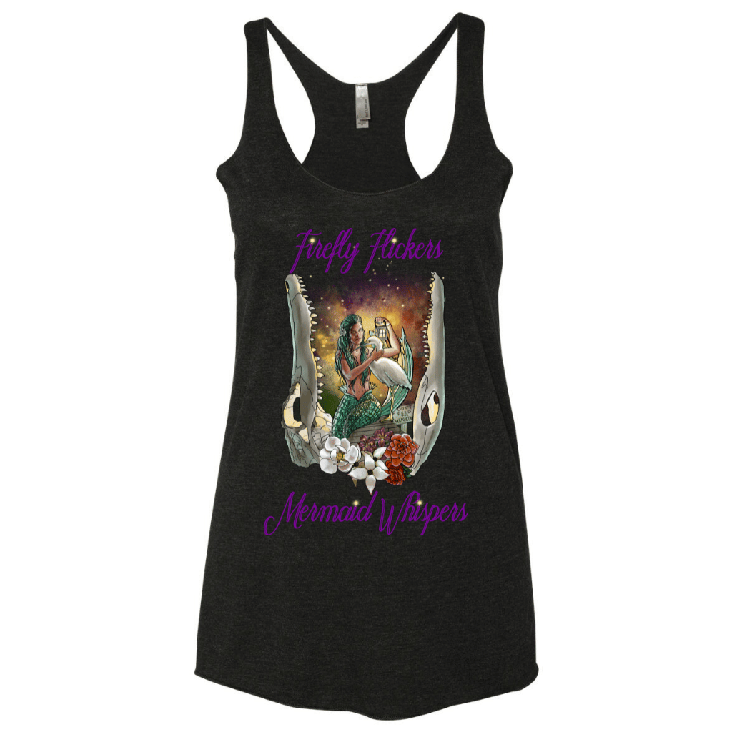 Mountains & Mermaids Bayou Mermaid Racerback Tank Small / Purple MM1666