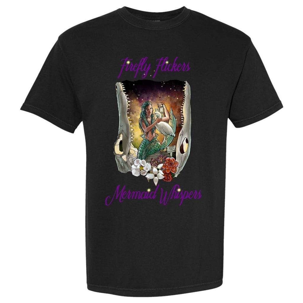 Mountains & Mermaids Bayou Mermaid Unisex T-Shirt Small / Black MM1655