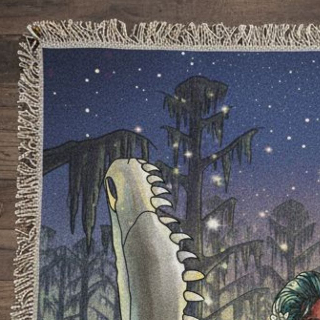 Mountains & Mermaids Bayou Mermaid Woven Blanket