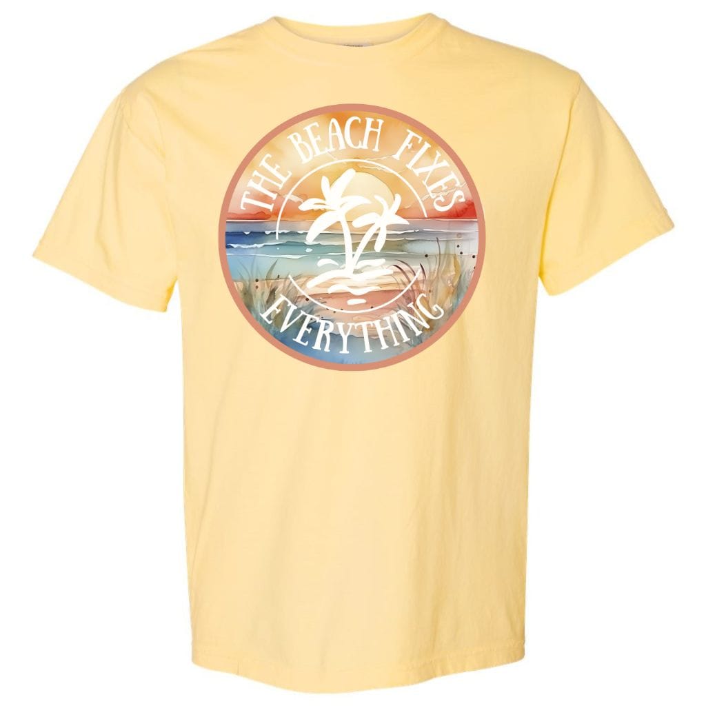 Mountains &amp; Mermaids Beach Fix T-Shirt Small / Sunwashed Dune MM1516