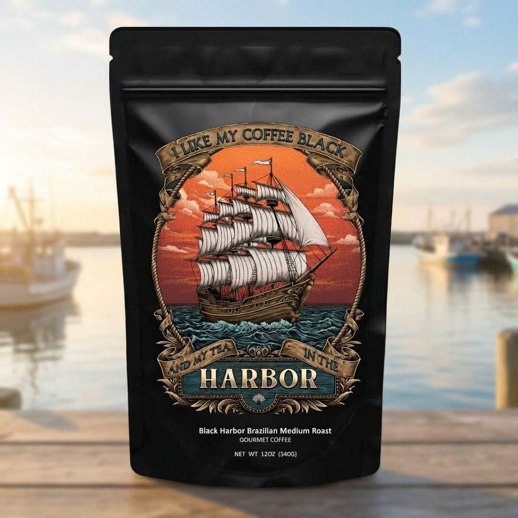 Mountains & Mermaids Black Harbor Brazilian Medium Roast