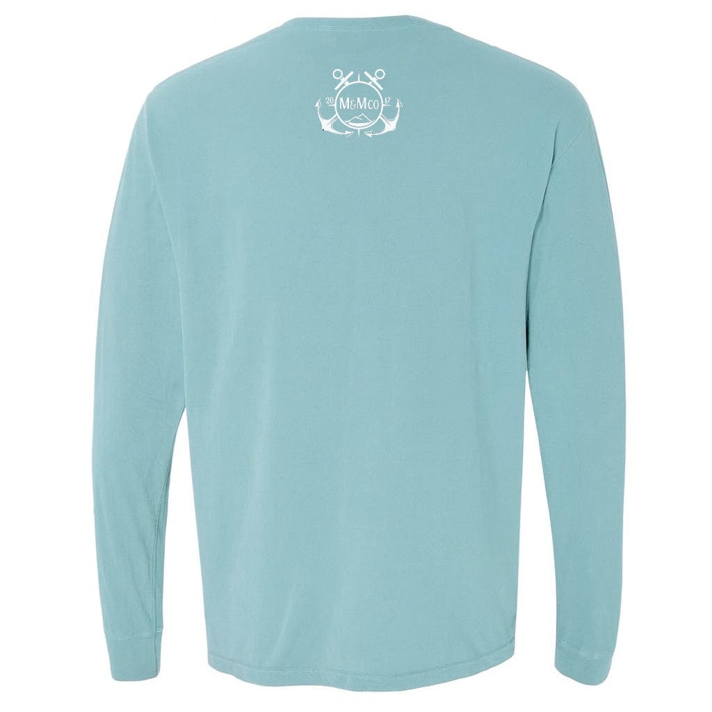 Mountains & Mermaids Black Harbor Long Sleeve T-Shirt (Chalky Mint)