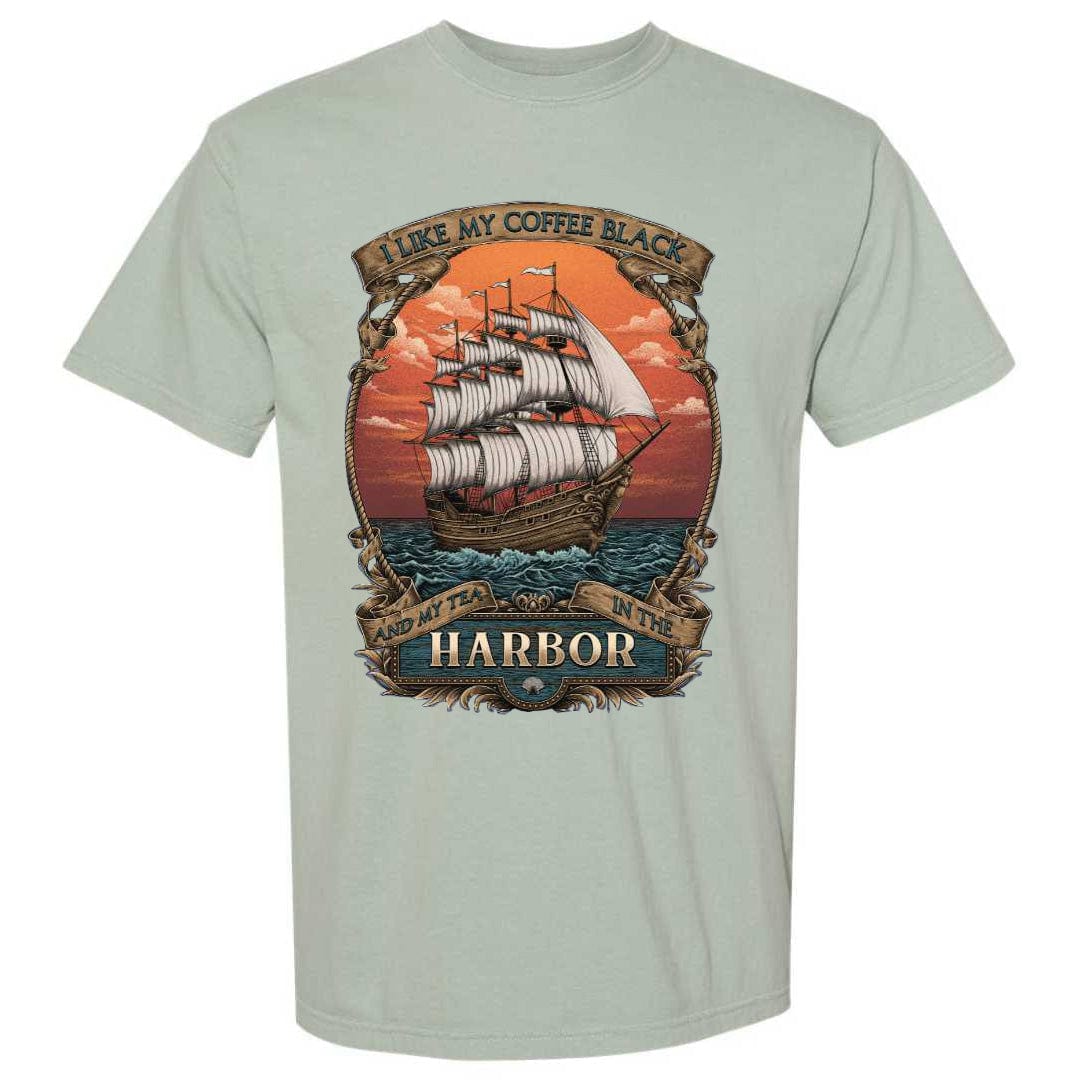 Mountains & Mermaids Black Harbor T-Shirt (Bay) Small MM2644