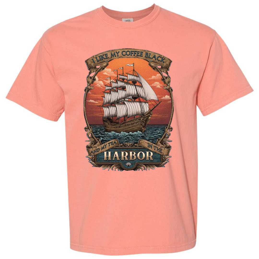 Mountains & Mermaids Black Harbor T-Shirt (Terracotta) Small MM2668