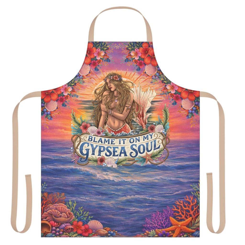 Mountains &amp; Mermaids Blame It On My Gypsea Soul Apron One size / Beige 78594684738183704519