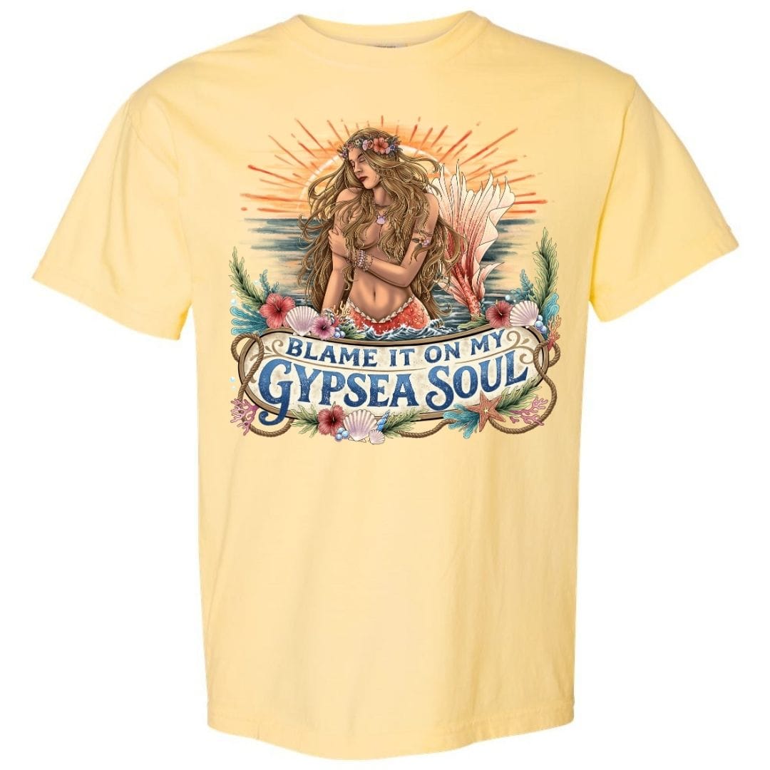 Mountains & Mermaids Blame It On My GypSea Soul T-Shirt