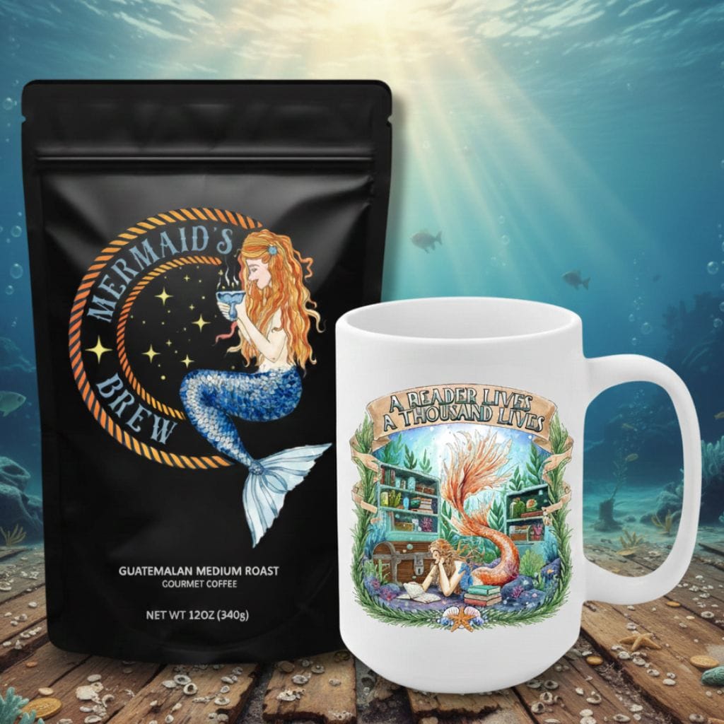 Mountains & Mermaids Bookish Mermaid Coffee Bundle