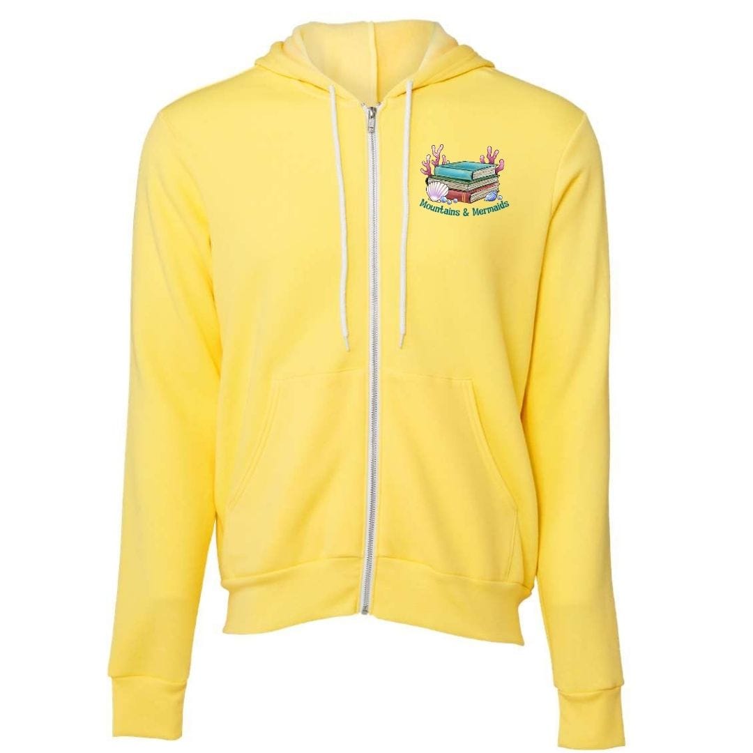 Mountains & Mermaids Bookish Mermaid Full Zip Fleece Hoodie