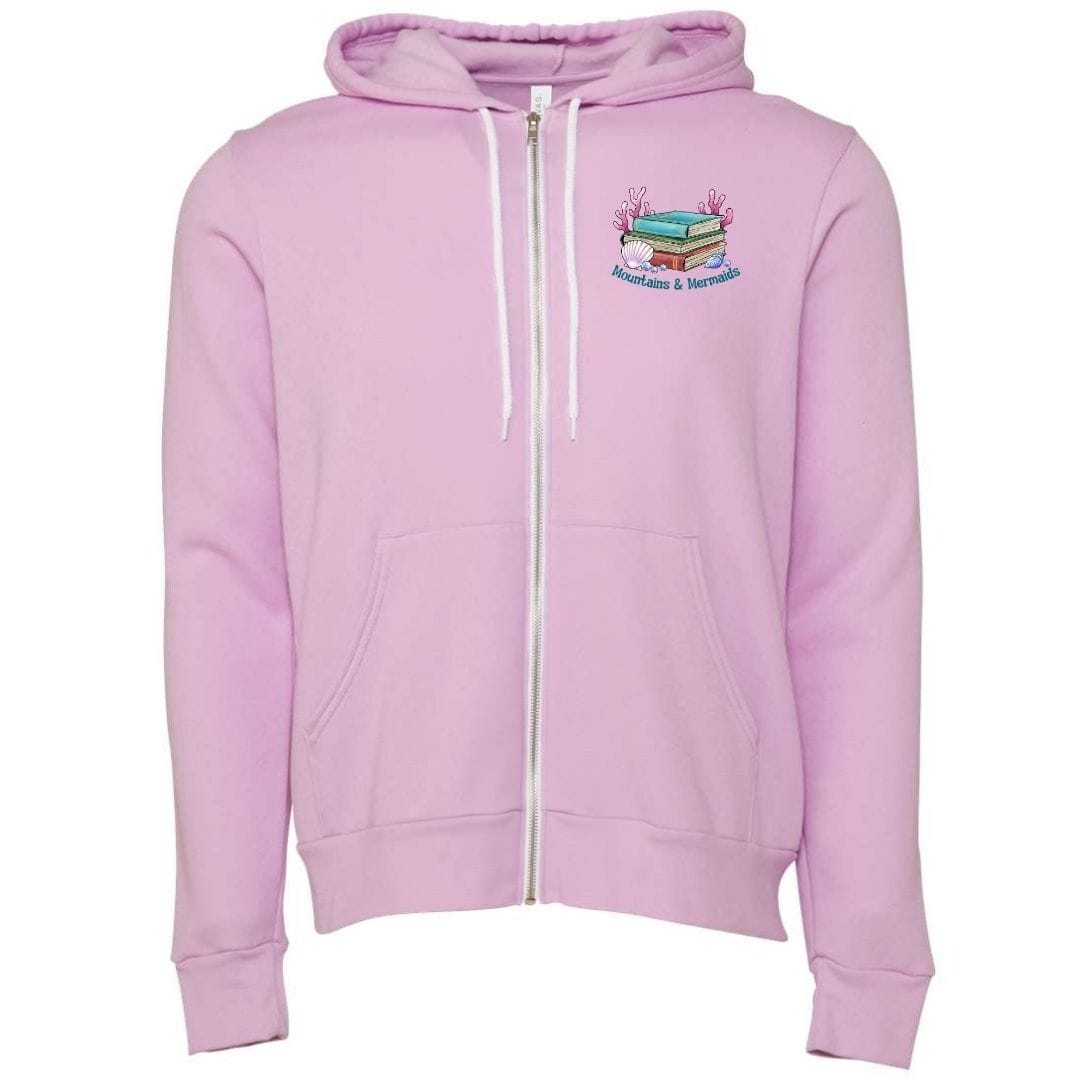 Mountains & Mermaids Bookish Mermaid Full Zip Fleece Hoodie