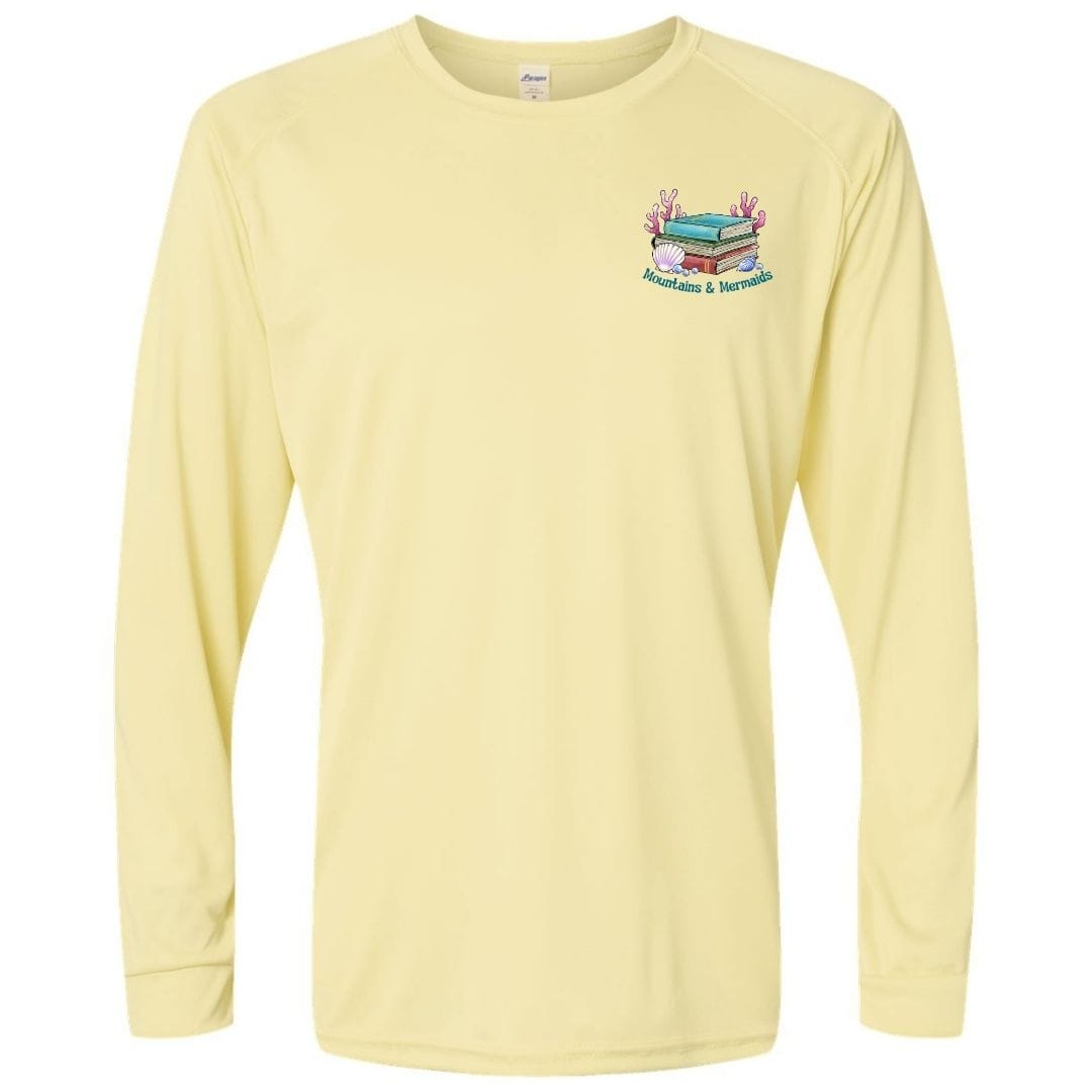 Mountains & Mermaids Bookish Mermaid Performance Sun Shirt Small / Sunshine