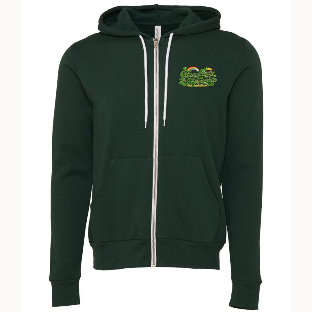 Mountains & Mermaids Celtic Mermaid Fleece Zip Hoodie