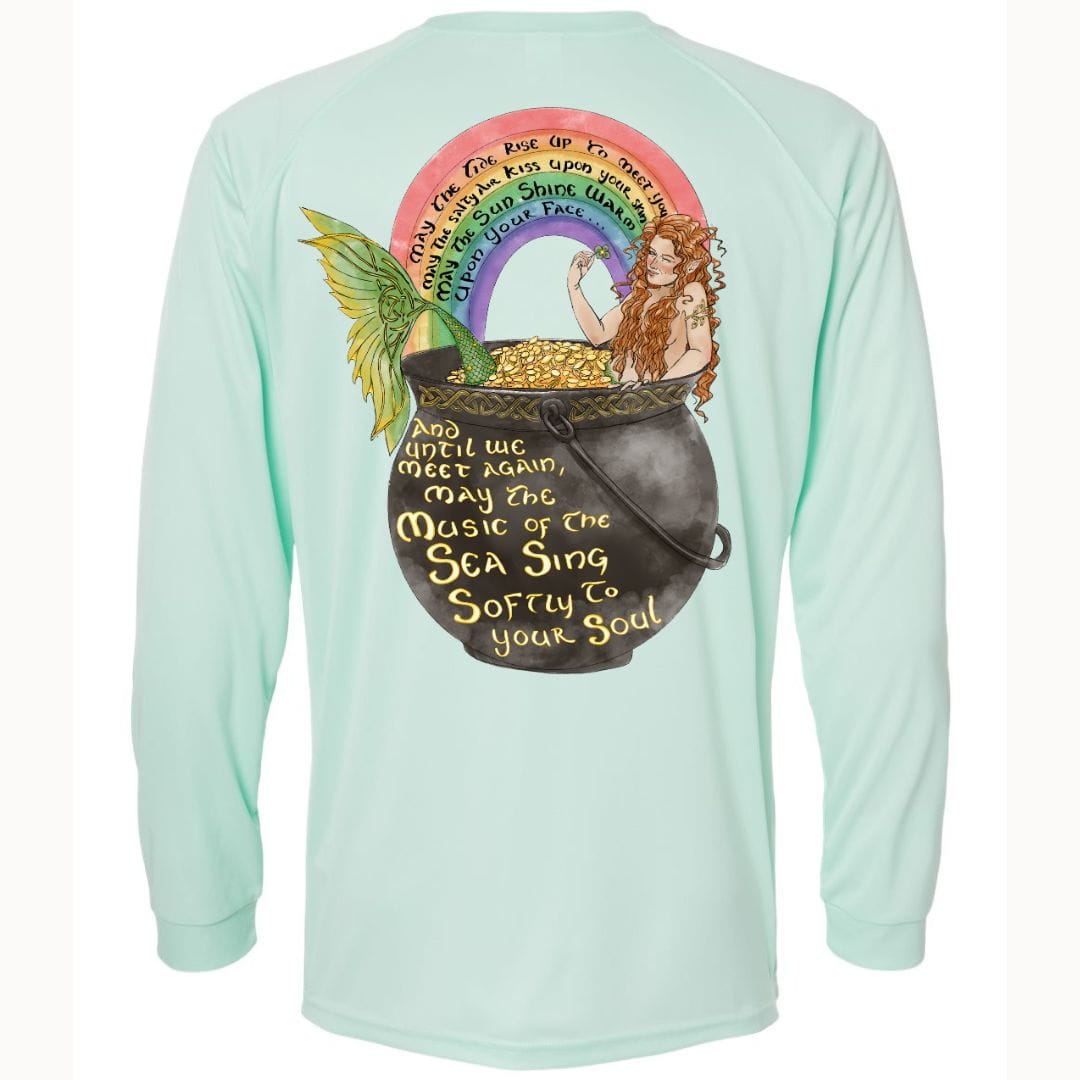 Mountains & Mermaids Celtic Mermaid Performance Sun Shirt Small / Mint MM1778