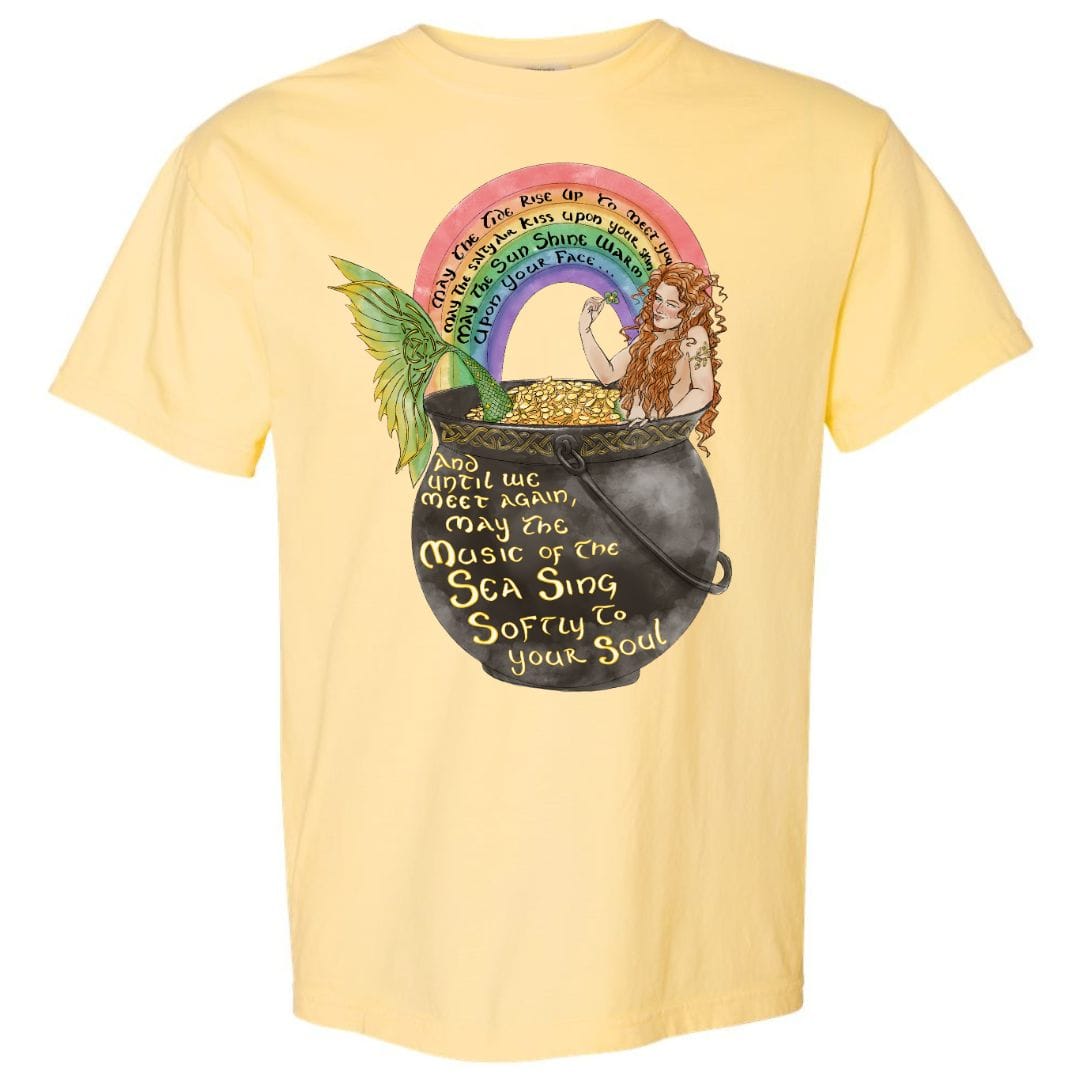 Mountains & Mermaids Celtic Mermaid T-Shirt Small / Sunshine