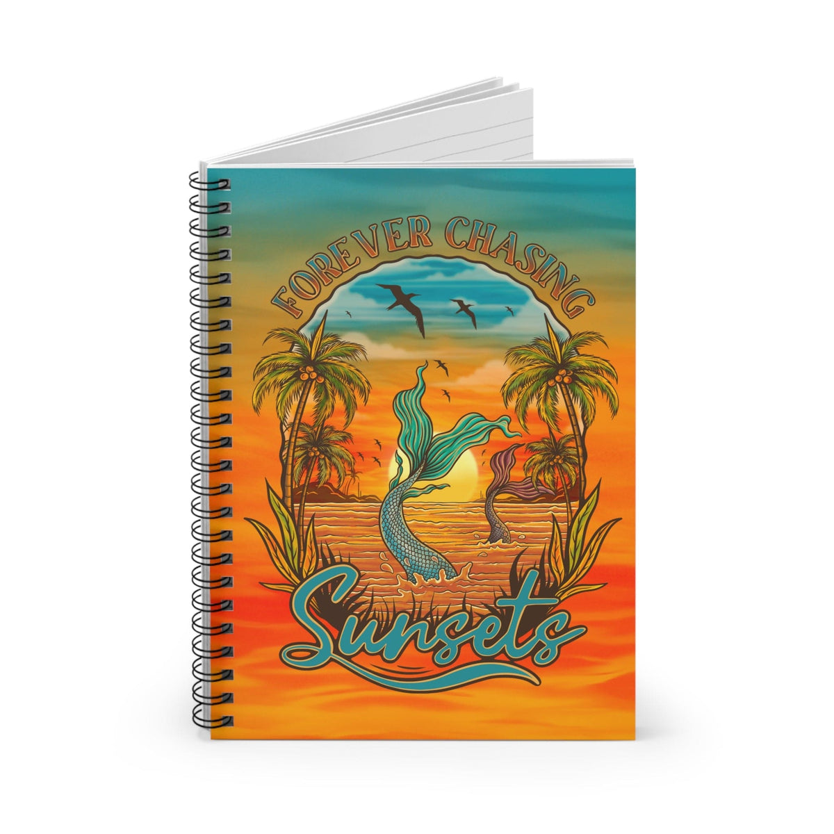 Mountains &amp; Mermaids Chasing Sunsets Notebook One Size 23652728530999722971